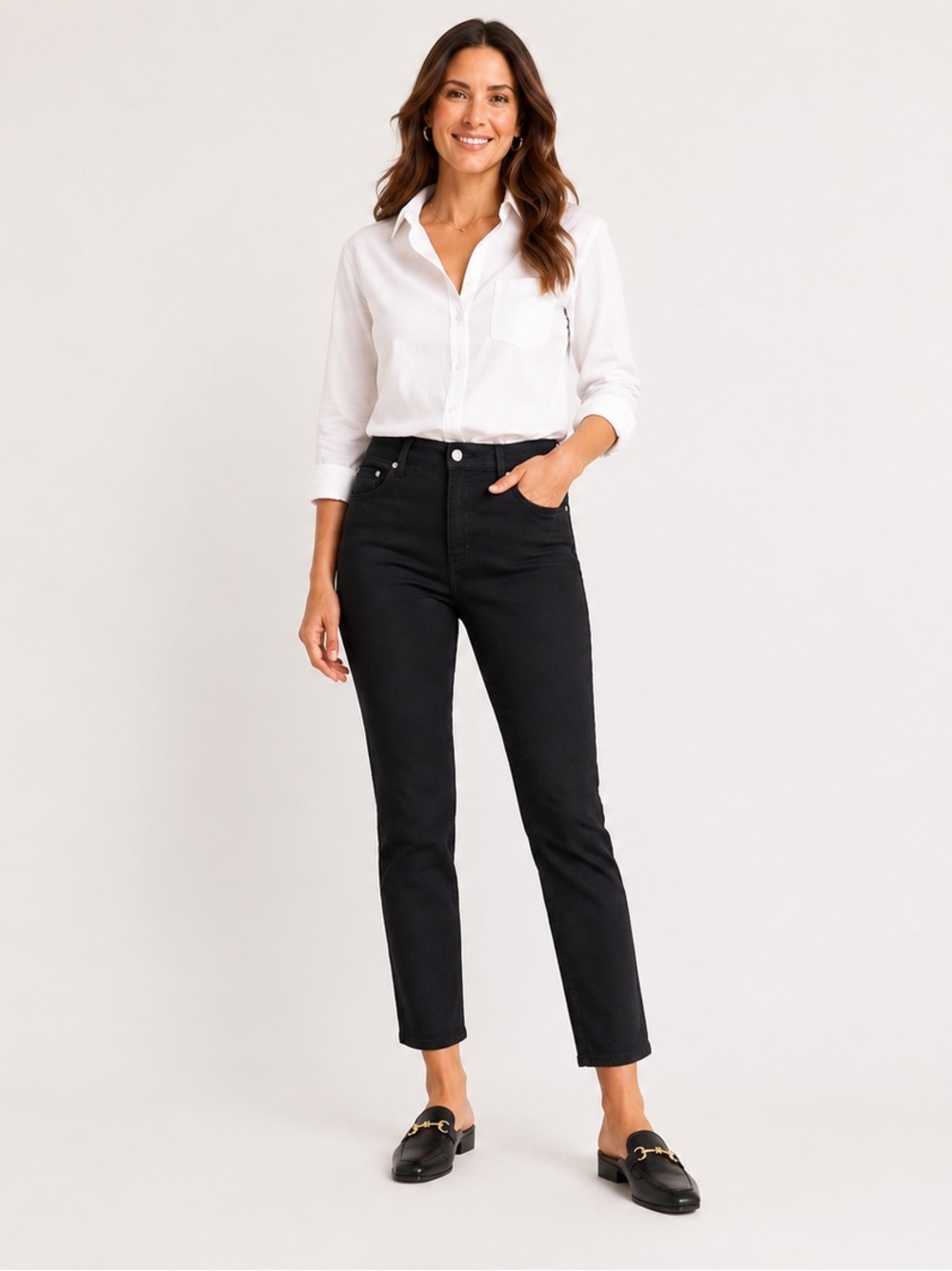 Tommy Bahama Boracay High Rise Ankle Jeans Black Size 10